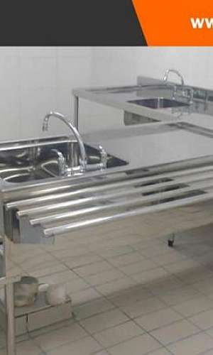 bancada de inox bancada de inox