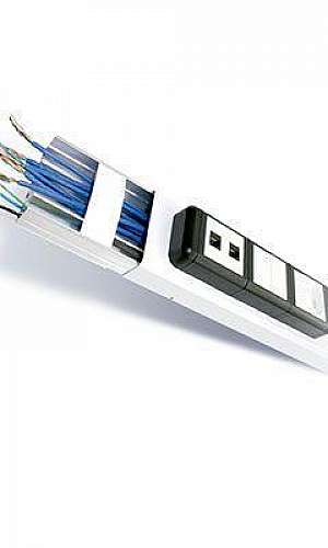 Canaleta de alumínio com tampa Canaleta de alumínio com tampa