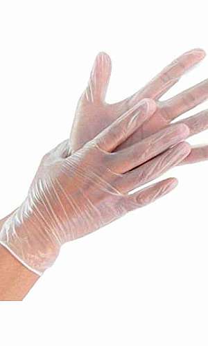 luva de vinil sem pó luva de vinil sem pó