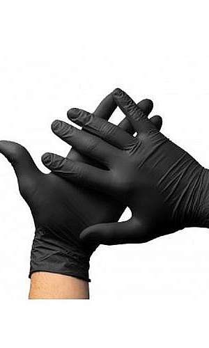 luva latex reforçada preta luva latex reforçada preta