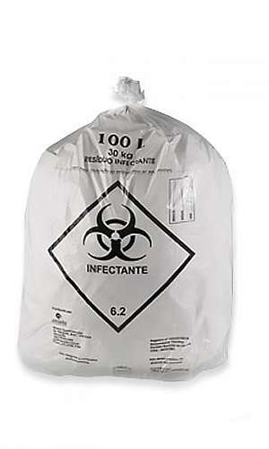 Saco de lixo hospitalar Saco de lixo hospitalar