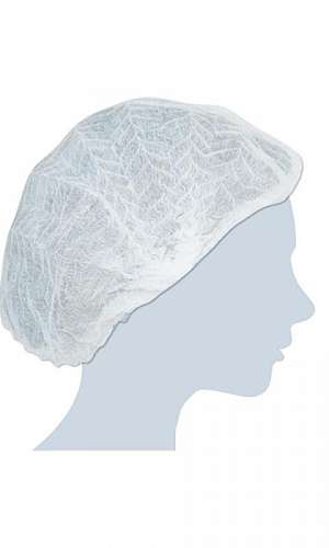 Touca branca descartável hospitalar Touca branca descartável hospitalar