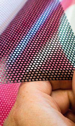 Vinil perfurado Vinil perfurado